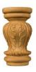 Detailed custom woodwork leg sample